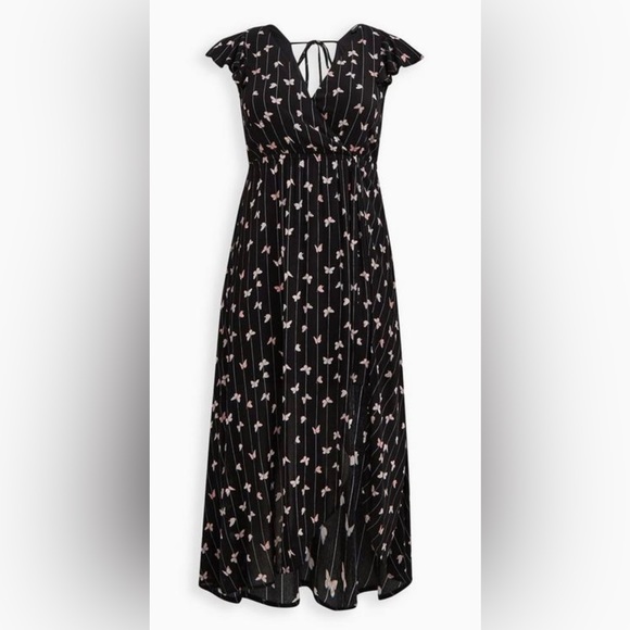 torrid Pants - Butterfly Romper - Maxi Gauze Walk-Through Dress